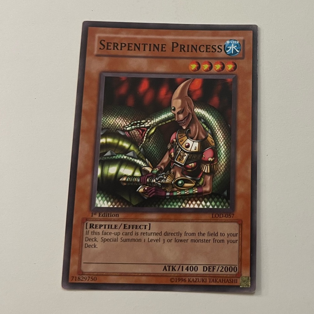 Yu-Gi-Oh 1st Edition Serpentine Princess Card